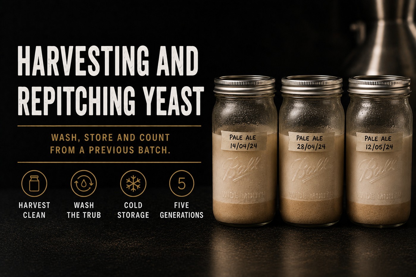 Harvesting and repitching your yeast