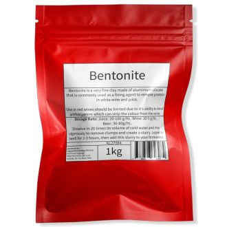 Bentonite food grade for wine clearing 1kg